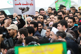 حضور رییس‌جمهور در راهپیمایی ۲۲ بهمن